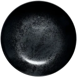 Assiette coupe creuse rond noir porcelaine vitrifiée Ø 27,8 cm Karbon - RAK Online