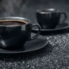 RAK Assiette coupe creuse rond noir porcelaine vitrifiée Ø 22,2 cm Karbon Sale
