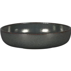 Assiette coupe creuse rond noir porcelaine vitrifiée Ø 19,8 cm stone Ease - RAK Best