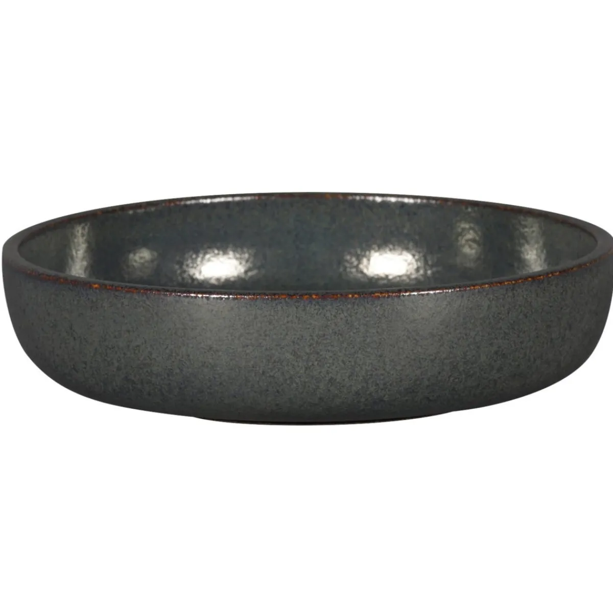Assiette coupe creuse rond noir porcelaine vitrifiée Ø 19,8 cm stone Ease - RAK Best