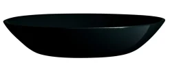 Assiette coupe creuse rond noir verre trempé Ø 20 cm Diwali - LUMINARC Sale