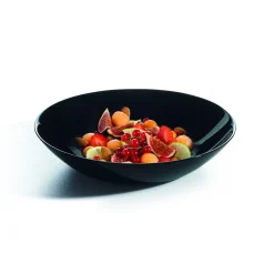 Assiette coupe creuse rond noir verre trempé Ø 20 cm Diwali - LUMINARC Sale