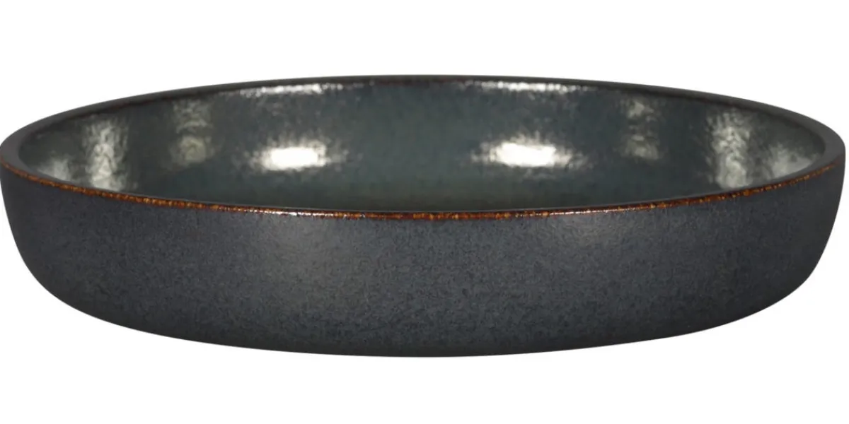 Assiette coupe creuse rond noir porcelaine vitrifiée Ø 23,7 cm stone Ease - RAK