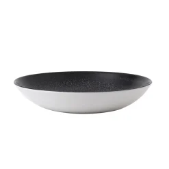 Assiette coupe creuse rond noir porcelaine vitrifiée Ø 24,8 cm Evo Origins - DUDSON New