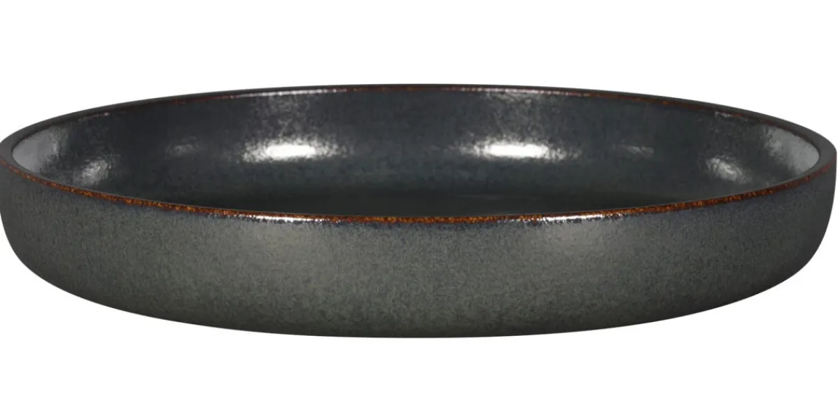 Assiette coupe creuse rond noir porcelaine vitrifiée Ø 29,7 cm stone Ease - RAK Sale