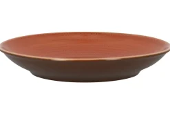 RAK Assiette coupe creuse rond orange porcelaine vitrifiée Ø 27,8 cm Twirl Best