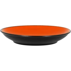 RAK Assiette coupe creuse rond orange porcelaine vitrifiée Ø 27,8 cm Fire Hot