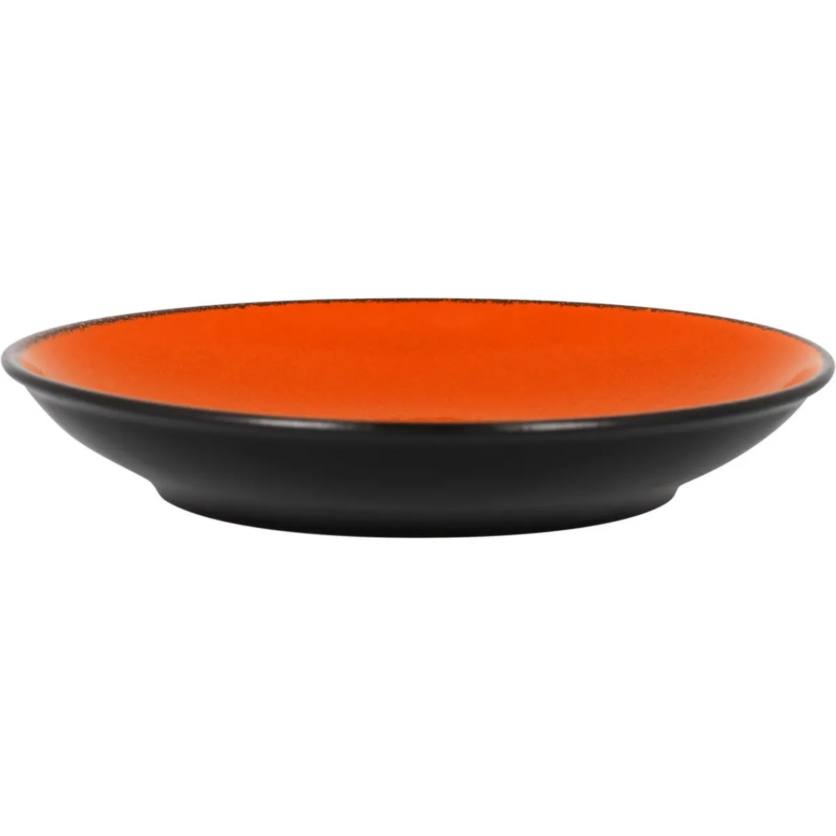 RAK Assiette coupe creuse rond orange porcelaine vitrifiée Ø 27,8 cm Fire Hot