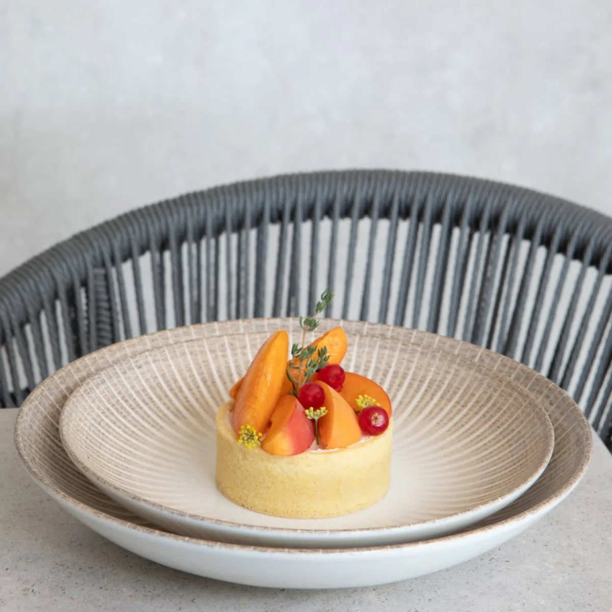 Assiette coupe creuse rond porcelaine Ø 26 cm Palma - ACCOLADE