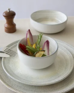 ACCOLADE Assiette coupe creuse rond porcelaine Ø 23 cm Cancun