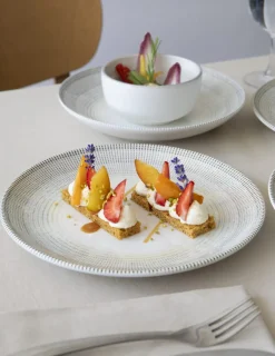 ACCOLADE Assiette coupe creuse rond porcelaine Ø 23 cm Cancun