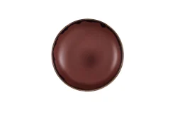 Assiette coupe creuse rond prune porcelaine vitrifiée Ø 24,8 cm Harvest - DUDSON Hot