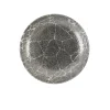 CHURCHILL Assiette coupe creuse rond Quartz Black porcelaine vitrifiée Ø 24,8 cm Kintsugi Reverse New
