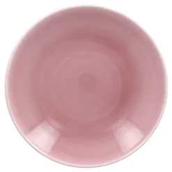 Assiette coupe creuse rond rose porcelaine vitrifiée Ø 29,9 cm Vintage - RAK Best
