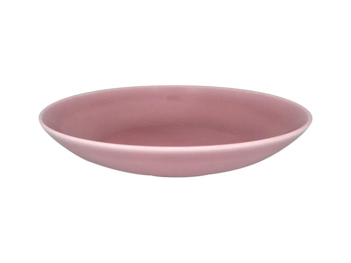 RAK Assiette coupe creuse rond rose porcelaine vitrifiée Ø 22,2 cm Vintage Clearance