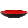 RAK Assiette coupe creuse rond rouge porcelaine vitrifiée Ø 22,2 cm Fire Online