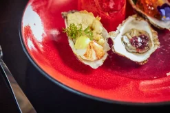 RAK Assiette coupe creuse rond rouge porcelaine vitrifiée Ø 22,2 cm Fire Online