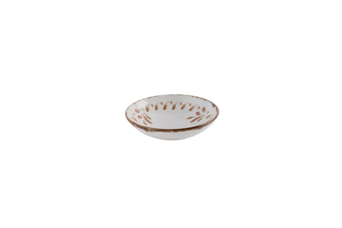 DUDSON Assiette coupe creuse rond terracotta porcelaine vitrifiée Ø 25 cm Harvest Mediterranean Online