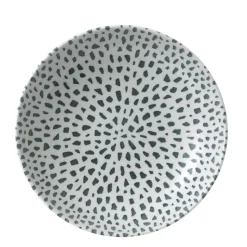 Assiette coupe creuse rond terracotta porcelaine vitrifiée Ø 24,8 cm Terrazzo - DUDSON Online