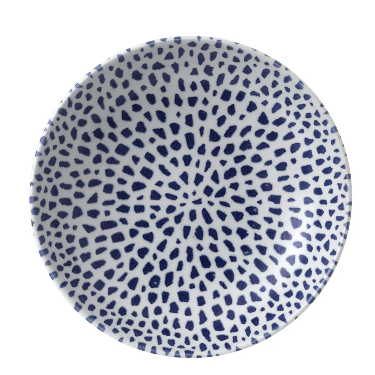 Assiette coupe creuse rond terracotta porcelaine vitrifiée Ø 24,8 cm Terrazzo - DUDSON Online