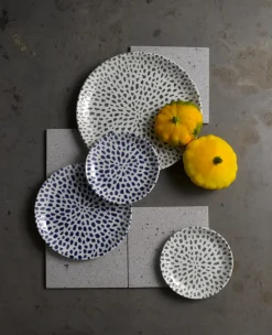 Assiette coupe creuse rond terracotta porcelaine vitrifiée Ø 24,8 cm Terrazzo - DUDSON Online