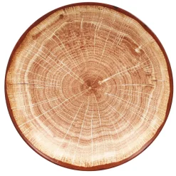 Assiette coupe creuse rond timber porcelaine vitrifiée Ø 22,2 cm Woodart - RAK Best