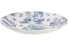 CHURCHILL Assiette coupe creuse rond Toile Prague Blue porcelaine vitrifiée Ø 28,1 cm Vintage Prints Toile Sale