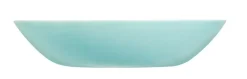 Assiette coupe creuse rond turquoise verre opal Ø 20 cm Diwali - LUMINARC Outlet