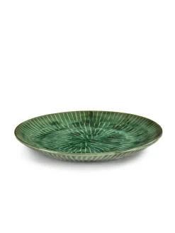 SERAX Assiette coupe creuse rond vert grès émaillé Ø 27 cm 27 cm Verde Lanza Hot