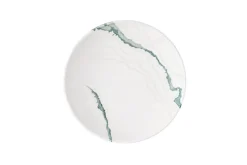 CHURCHILL Assiette coupe creuse rond vert porcelaine vitrifiée Ø 24,8 cm Inked Tide Accents Sale