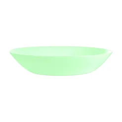 Assiette coupe creuse rond vert verre opal Ø 20 cm Diwali - LUMINARC Discount