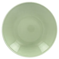 Assiette coupe creuse rond vert porcelaine vitrifiée Ø 29,9 cm Vintage - RAK Best