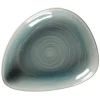 RAK Assiette coupe creuse triangulaire Saphire porcelaine vitrifiée 23,8x19,6 cm stone Spot Discount