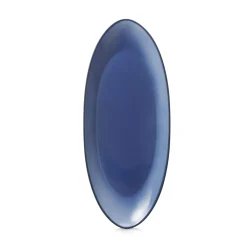Assiette coupe à fond plat ovale cirrus porcelaine culinaire 36x16 cm Equinoxe - REVOL Clearance