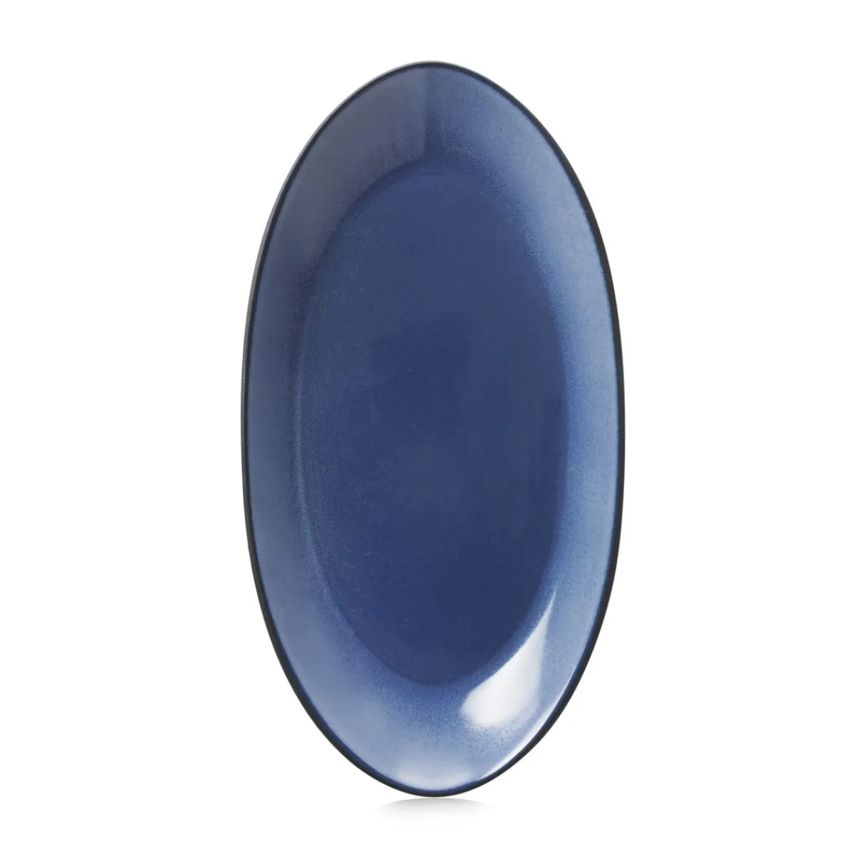 REVOL Assiette coupe à fond plat ovale cirrus porcelaine culinaire 25x13,3 cm Equinoxe Hot