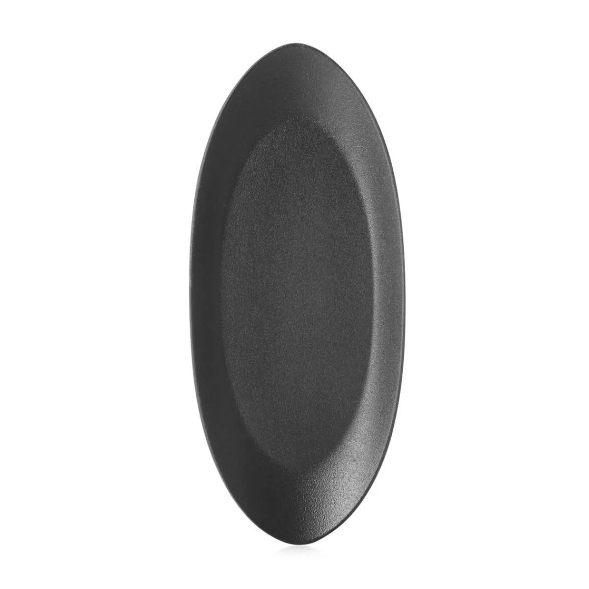REVOL Assiette coupe à fond plat ovale effet fonte porcelaine culinaire 36x16 cm Equinoxe Best