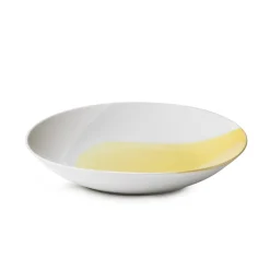 Assiette coupe à fond plat rond Safran porcelaine culinaire Ø 24 cm Confluence - REVOL Sale