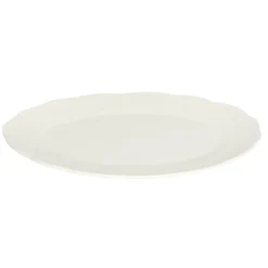 PRO.MUNDI Assiette coupe ovale blanc porcelaine 31,7x22,8 cm Sérafine Hot