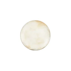 ACCOLADE Assiette coupe plate beige grès émaillé Ø 21 cm Sahara