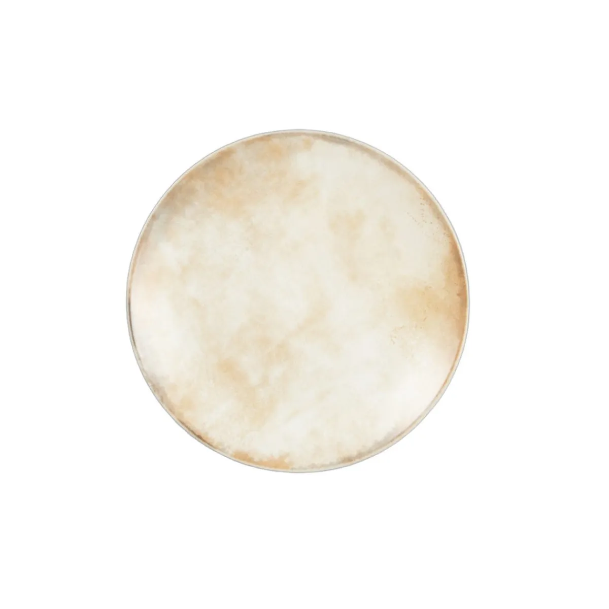 Assiette coupe plate beige grès émaillé Ø 27 cm Sahara - ACCOLADE Best