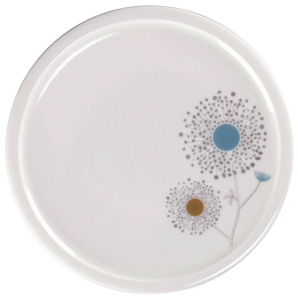 Assiette coupe plate blanc porcelaine vitrifiée Ø 20,4 cm stone Ease Décor Spring - RAK Discount