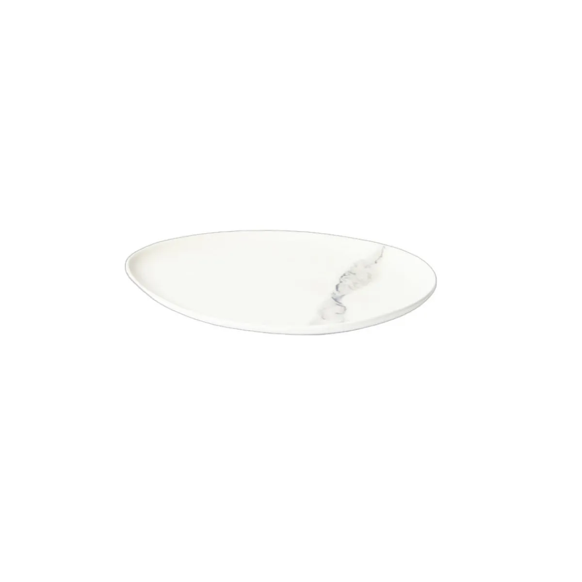 ACCOLADE Assiette coupe plate blanc porcelaine Ø 23 cm Silk Hot