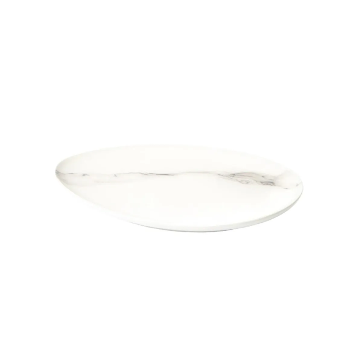ACCOLADE Assiette coupe plate blanc porcelaine Ø 23 cm Silk Hot