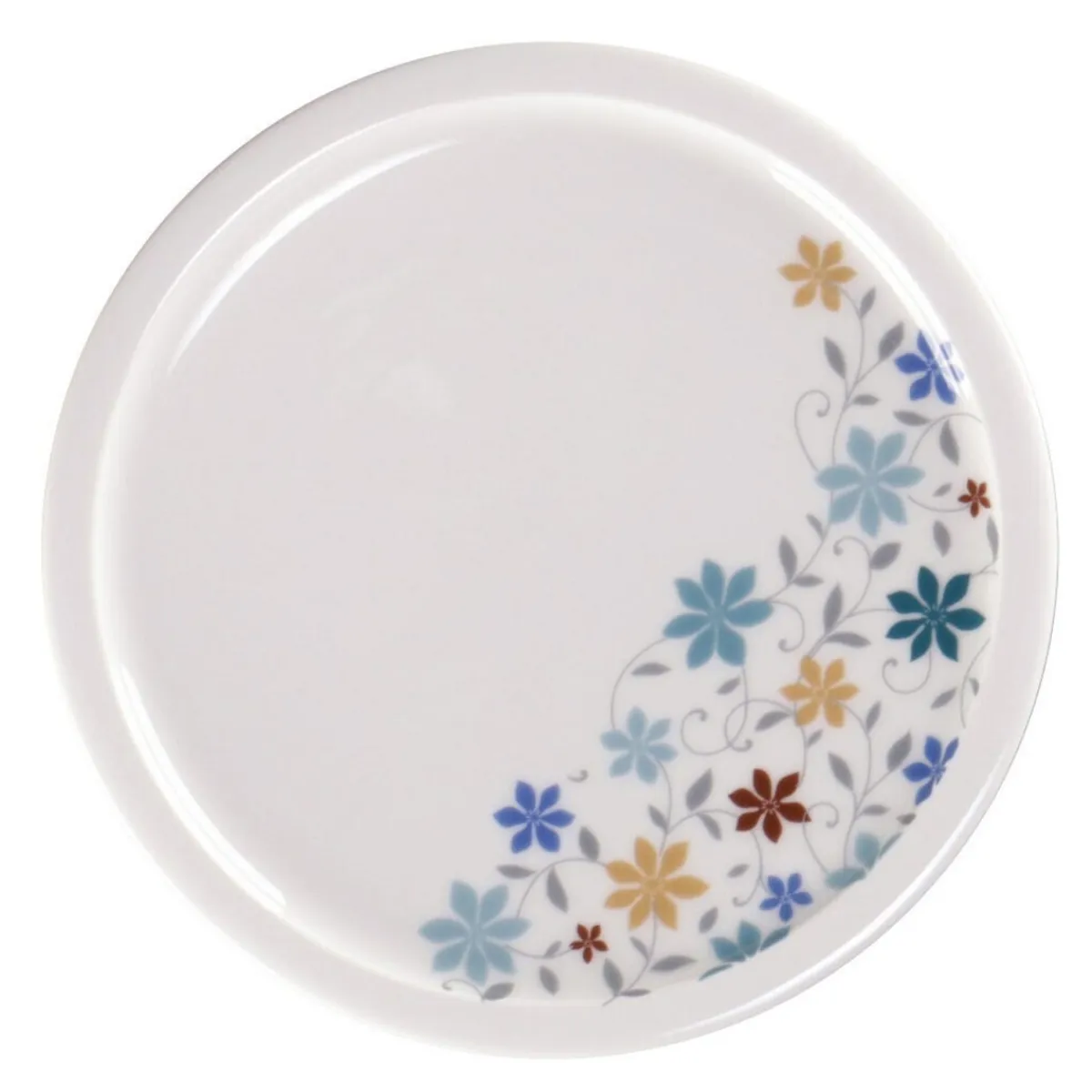 RAK Assiette coupe plate blanc porcelaine vitrifiée Ø 16,2 cm stone Ease Décor Summer New
