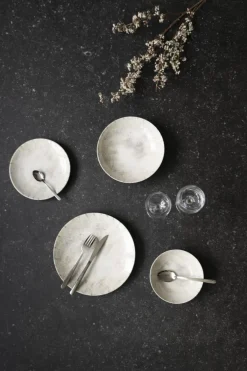 Assiette coupe plate gris grès émaillé Ø 21 cm Sirocco - ACCOLADE Best