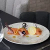 Assiette coupe plate gris grès émaillé Ø 27 cm Sirocco - ACCOLADE Outlet