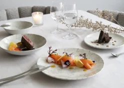 Assiette coupe plate gris grès émaillé Ø 27 cm Sirocco - ACCOLADE Outlet