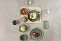 ESSENTIALS COLLECTION Assiette coupe plate Lagoon grès renforcé Ø 16 cm Twist Outlet