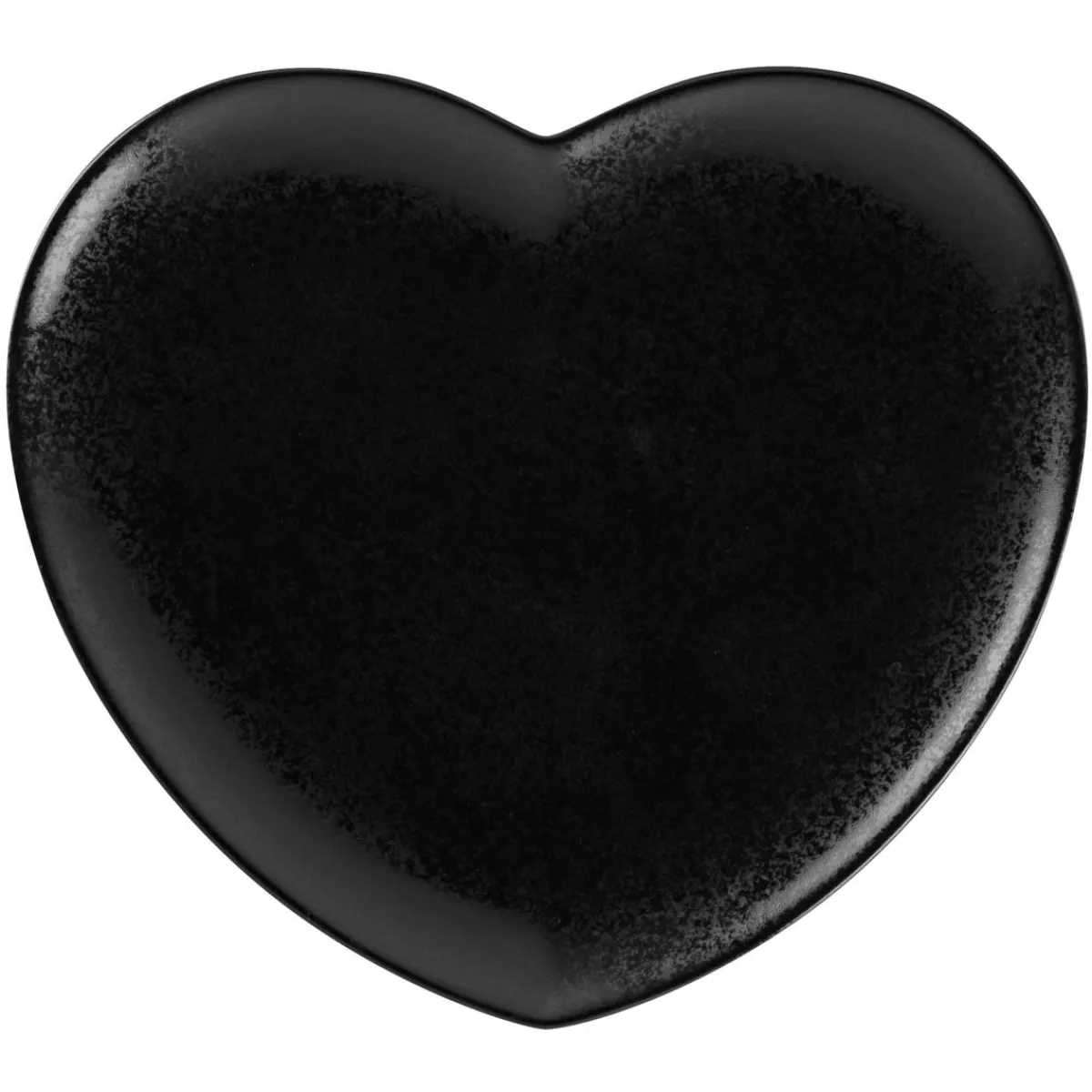 Assiette coupe plate noir porcelaine 28x25 cm Cliché - RAK Clearance