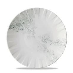 Assiette coupe plate porcelaine vitrifiée Smoke - CHURCHILL Sale